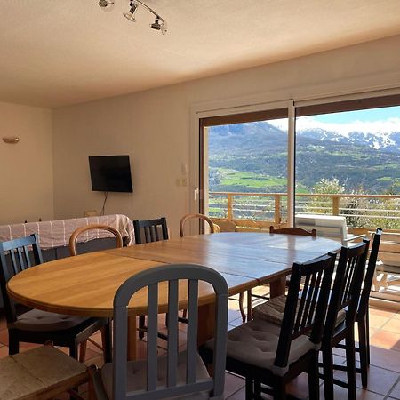 Gite Confort 15 Couchages, Vue Panoramique Montagne Hautes Alpes, Terrasses Embrun Esterno foto