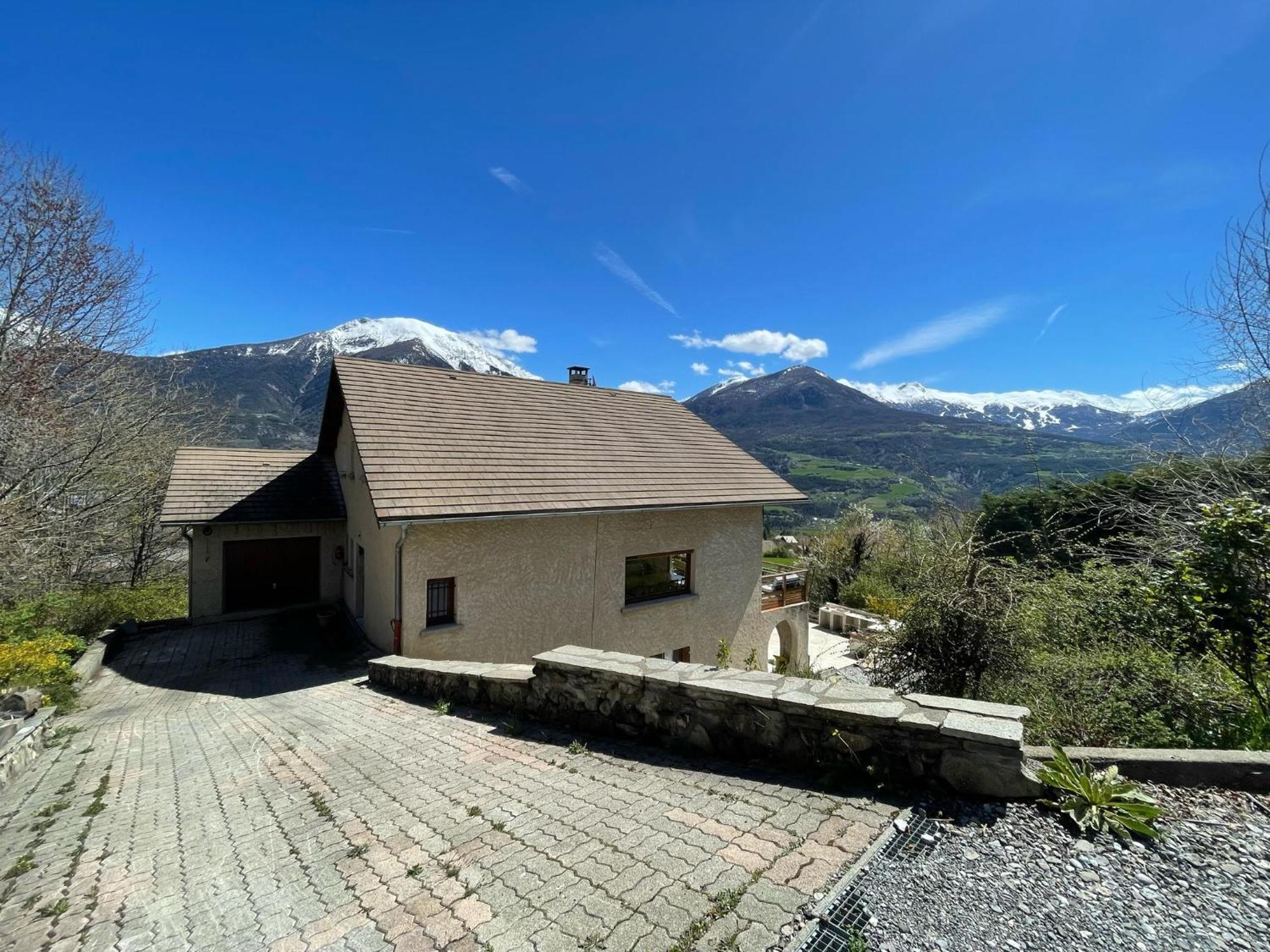 Gite Confort 15 Couchages, Vue Panoramique Montagne Hautes Alpes, Terrasses Embrun Esterno foto